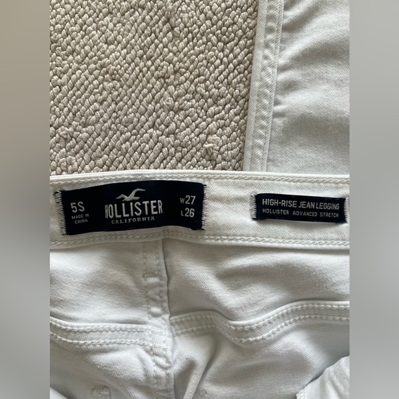 HOLLISTER CALIFORNIA HIGH-RISE JEAN LEGGING | COLOR: WHITE🤍 | SIZE: 5-S/27X26 - Picture 7 of 14